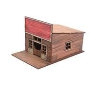 TTETTZ Kit Modello di Edificio Cittadino 3D Incompiuto Fai da Te, Facile da Montare, Layout di Scenari, Tavolo di Sabbia, Modello Architettonico, Sbarra