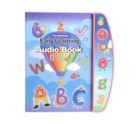 TTETTZ Libro Parlante Interattivo E Libro Sonoro per L'Apprendimento Giocattolo Educativo per Imparare L'Inglese Adatto Come Regalo per Bambini dai 3 Anni, Rosa