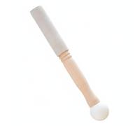 TTETTZ Martello Percussione Gomma Martello Risonanza Accessorio Ciotola Musicale Testina Morbida Funzione Lunga Risonanza Adatto per Praticante Spazio Personale, Bastone+Palla Pelle