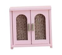 TTETTZ Mobili per Casa delle Bambole in 1:12, Decorazioni per Micro Paesaggi, Ornamenti per Armadietti, Accessori per La Decorazione della Camera da Le, Rosa