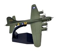 TTETTZ Modello di Aereo B-17 Pressofuso, 1:144, con Espositore, Souvenir, Regalo di Compleanno, Modello di Aereo retrò, Giocattolo in Miniatura