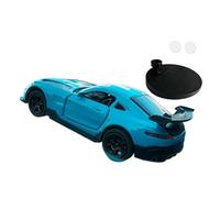 TTETTZ Modello di Auto da Dinamico in Scala 1/64 per La Decorazione degli Interni del Veicolo, Blu Verde