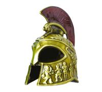 TTETTZ Modello di Casco da Samurai, Accessorio da Cavaliere per Larp per L'arredamento della Casa, Verde Antico