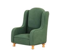 TTETTZ Modello di Divano in Miniatura, Mini Giocattolo per Bambini, Accessorio Fai da Te Realistico, Mini Poltrona Decorativa per Casa delle Bambole 1/12, Mi, Verde