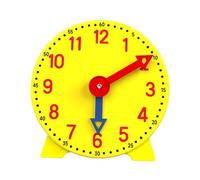 TTETTZ Orologio Didattico per La Prima Infanzia, Orologio Da Tavolo per Bambini, Giocattolo, Giochi di Formazione Sulle Abilità di Vita, 12 Ore, Taglia unica bambino