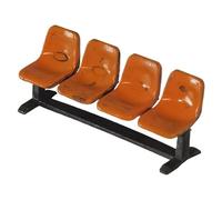 TTETTZ Parks Benches Model Elemento Panchina Miniaturizzato in Resina 1/64 Ornamento Realistico Multifunzione per Esposizione Diorami E Plastici, 4 Posti