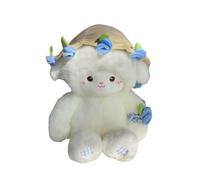 TTETTZ Peluche a Forma di Pecora, Giocattolo Decorativo Fatto a Mano, Esclusivo Bouquet Trasformabile, Animaletto di Peluche Ornamentale da Regalare agli Ami, Blu
