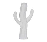 TTETTZ Pianta Figurina Artigianale Statua in Resina Resistente Figura Creativa da Scaffale Ornamento Realista per Tavolo Adatta per Decorazione Interna Regal, Bianco