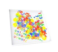 TTETTZ Pratica Set di esplorazioni a colori Sensory Play Blocchi di pattern traslucidi per tavolo da luce