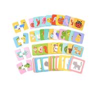 TTETTZ Puzzle di Abbinamento delle Ombre, Giocattolo per Lo Sviluppo Cognitivo, Gioco da Tavolo di Intelligenza, Giocattoli Educativi per Bambini E Bambine.