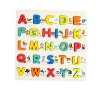 TTETTZ Puzzle in Legno per L'apprendimento Precoce per Ragazzi dai 3 Anni in su, ABC