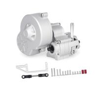 TTETTZ RC Trasmissione Gearbox Metallo Assemblaggio Trasmissione Modifica Accessori Professionalità Installazione Rapida Alluminio Adatto per Meccanici Model, Argento