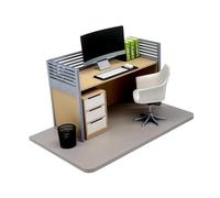 TTETTZ Regali di Decorazioni per Case delle Bambole 1/12 Mini Scrivania per Computer Simulazione Miniatura Decorativa Realistica Piccoli Giocattoli da Collez, Set C