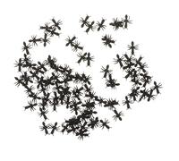 TTETTZ Set di 100 Statuette Finte, Giocattolo per Bambini, Ideale Come Bomboniere per Feste, Nero, come descritto