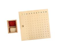 TTETTZ Sottrazione Del Gioco Da Tavolo Sostitutivo, Educazione, Matematica Matematica Matematica Compatta per I Bambini, Rosso, Taglia unica bambino