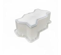 TTETTZ Stampi Paving Brick Mattoncini Sentieri Piastrelle Decorative Esterne Funzionalità per Diverse Forme di Design Adatto per Cortili Giardini, Tre Onde