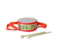 TTETTZ Tamburo Rullante Set di Batteria per Bambini Giocattolo Educativo Strumento Ritmico con Struttura in Legno Levigato Adatto per Asilo E, Persone