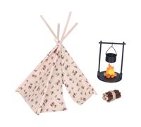 TTETTZ Tenda in Miniatura per Casa delle Bambole in 1:12, Accessori per La Pirografia della Stazione Ferroviaria, Tenda Rosa