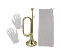 TTETTZ Tromba Cavalcavia Bugle Mini Strumento Musicale Ottoni Bocchino Trasportabile Suono Brillante Adatta per Orchestra Feste Scolastiche Regali Adulti, Style a