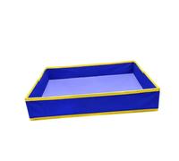 TTETTZ Vassoio per Sabbiera Tappetino da Gioco Riutilizzabile per Bambini Giocattolo Pieghevole Vassoio per Sabbiera, 50cmx50cmx9cm