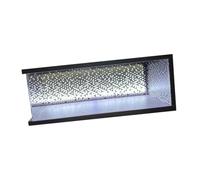TTETTZ Vetrina Espositiva Modello Auto Mini Espositore Parcheggio Veicoli Garage Diorama 1/64 con LED Acrilico Perfetto per Collezionismo Decorazione Scrivan, D