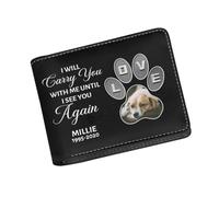TTFEVVGX Portafoglio lungo in pelle personalizzato Portafoglio personalizzato con nome della nonna regalo amorevole per famiglia, nonna, madre, innamorati, regalo personalizzato per uomo e donna