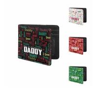 TTFEVVGX Portafoglio lungo in pelle personalizzato Portafoglio personalizzato con nome della nonna regalo amorevole per famiglia, nonna, madre, innamorati, regalo personalizzato per uomo e donna