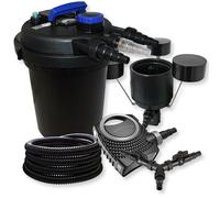 TTFiltro a pressione per stagni 10.000 l 11 W UVC NEO8000 70W 25m Tubo Skimmer
