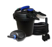 TTFiltro a pressione per stagni 10000l 11W UVC 40W ECO Pompa Tubo Fontana