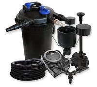 TTFiltro a pressione per stagni 30.000 l 18W UVC NEO8000 70W Tubo Skimmer Fontan