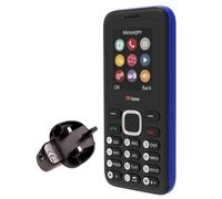 TTfone TT150 - Telefono cellulare sbloccato di base, senza SIM, Bluetooth, lunga durata della batteria, Dual Sim con fotocamera e giochi, facile da usare, resistente e leggero, con caricabatterie da