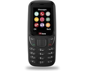 TTfone TT170 Telefono Cellulare Sbloccato con Funzioni Singole con Schermo da 1,8 Pollici (Nero, con Caricatore)