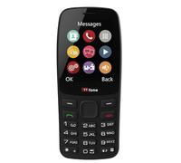 TTfone TT175 2,4 pollici UK Sim Free Dual Sim Basic Semplice Caratteristica Cellulare - Sbloccato con fotocamera Torcia Media Games e Bluetooth - Paga come si va (O2, con £0 di credito, blu)