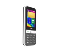 TTfone TT280 - Telefono a Barrette 4G Dual SIM Semplice con Android Touch Screen da 2,8", Tastiera, Fotocamera 2MP, USB-C - Mobile sbloccato facile da usare (con cavo USB)