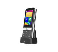 TTfone TT280 - Telefono a Barrette 4G Dual SIM Semplice con Android Touch Screen da 2,8", Tastiera, Fotocamera 2MP, USB-C - Mobile sbloccato facile da usare (con caricatore dock)