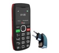 TTfone TT880 Telefono Cellulare Facile da Usare per Anziani e Anziani - Telefono con Grandi Pulsanti e Pulsante di Assistenza d'Emergenza (con caricatore di rete)