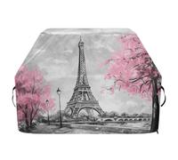 Ttgoth Copertura per barbecue a gas Parigi Torre Eiffel per esterni, resistente all'acqua e agli strappi, resistente allo sbiadimento e ai raggi UV, con cinghie regolabili, per la maggior parte delle