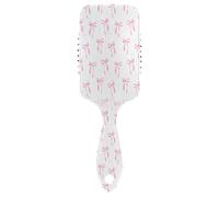 Ttgoth Pink Bow2 - Spazzola per capelli per donne e uomini, antistatica, con cuscinetto d'aria, districante, spazzola districante per capelli ricci, lisci, bagnati o asciutti
