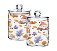 Ttgoth Simpatico Koala Qtip Holder Dispenser Acrilico Vasetti da Bagno 2 PZ Apothecary Jar Makeup Organizer per batuffoli di cotone, Bud, tampone, Palla