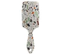 Ttgoth Terrazzo - Spazzola per capelli per donne e uomini, antistatica, con cuscinetto d'aria, spazzola districante per capelli ricci, lisci, bagnati o asciutti