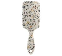 Ttgoth Terrazzo - Spazzola per capelli per donne e uomini, antistatica, con cuscinetto d'aria, spazzola districante per capelli ricci, lisci, bagnati o asciutti