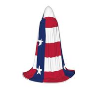 TTIGLHOH Bandiera del Texas Lungo Mantello Vestito Per Adolescenti Cosplay Equipaggiamento Masquerade Vampiro Strega Halloween Party Costume