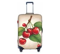 TTIGLHOH Bella dolce ciliegia rossa 1 stampa da viaggio protezione antigraffio esclusa la copertura della valigia impedisce il miscuglio dei bagagli, bianco, M