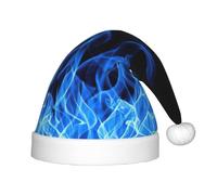TTIGLHOH Blue Flamechildren'S Santa Hat Natale Natale velluto comfort addensare pelliccia vacanza