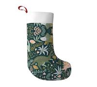 TTIGLHOH Calzini natalizi con dinosauri, super morbidi, stampati su entrambi i lati, per decorazioni natalizie per le vacanze e la famiglia