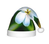 TTIGLHOH Cappello da Babbo Natale con fiori hawaiani per 1 bambini, in velluto, comodo e spesso