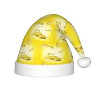 TTIGLHOH Cappello da Babbo Natale con patate Chipschilden, in velluto, comodo, spesso, per le vacanze