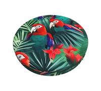 TTIGLHOH Cuscino rotondo stampato per sedia, morbido e traspirante, con bordo elastico sicuro per una maggiore stabilità