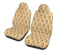 TTIGLHOH Cute Monkey Car Seat Covers Suv Truck Seat Seat Protector Cover Con 2 Posti