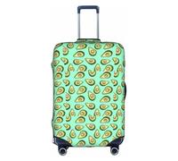 TTIGLHOH Frutta tropicale fresca stampa avocado pronto da viaggio protezione antigraffio esclude la copertura della valigia impedisce il miscuglio dei bagagli, bianco, S
